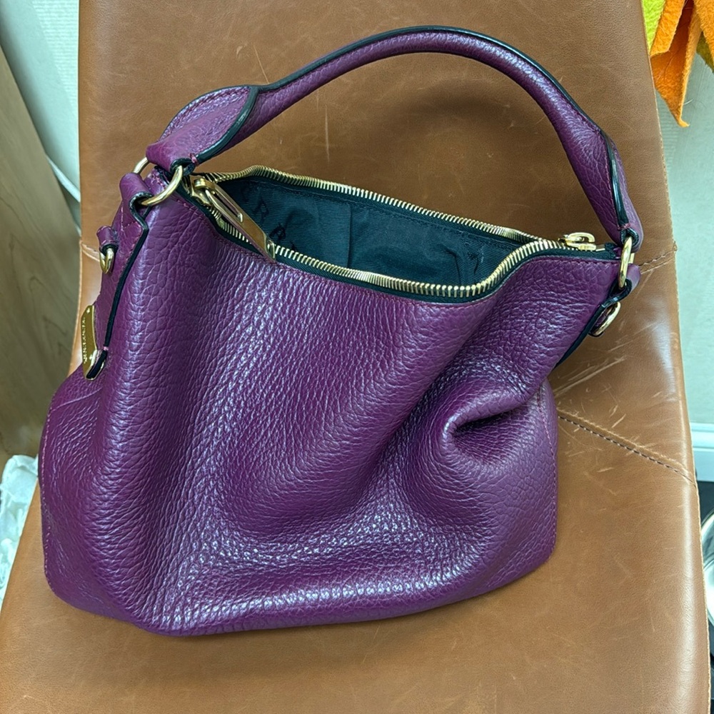 Burberry Top Handle Hobo-Style Bag